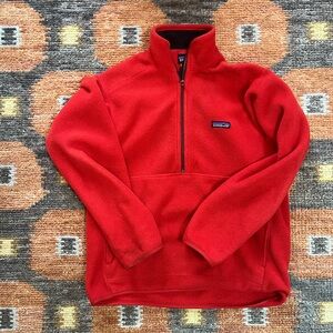 Patagonia red fleece jacket